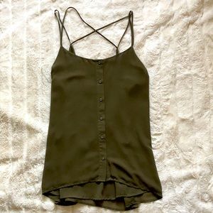 Naked Zebra Spaghetti Strap Tank